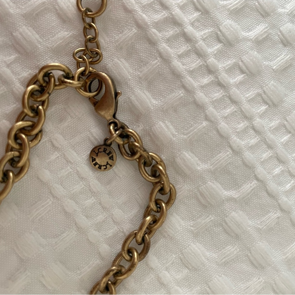 J. Crew Tortoiseshell and Crystal Necklace - Picture 2 of 2